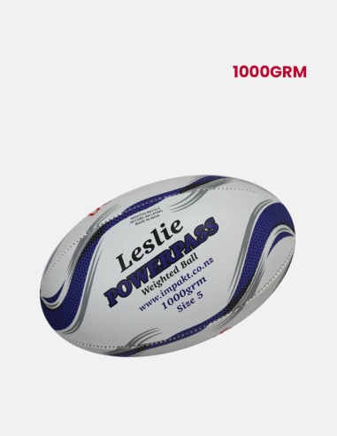 250-RBL-P-1000-Leslie - Senior Power-pass Rugby Ball 1Kg - Leslie - Impakt - Training Equipment - Impakt